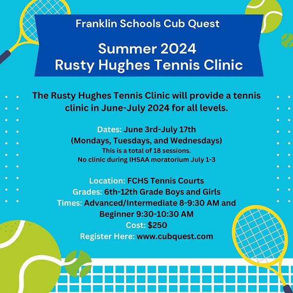 Rusty Hughes Tennis Clinic