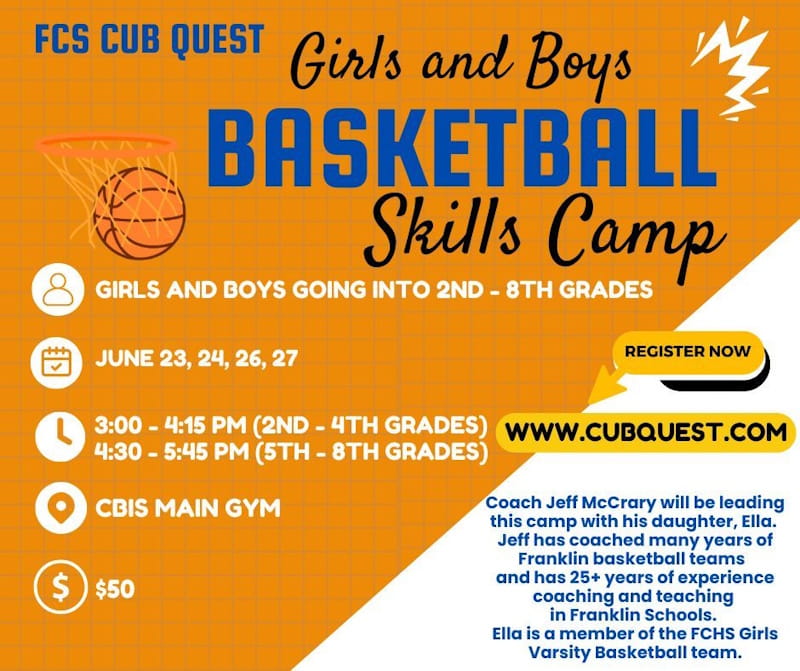 Basketball Skills Flyer