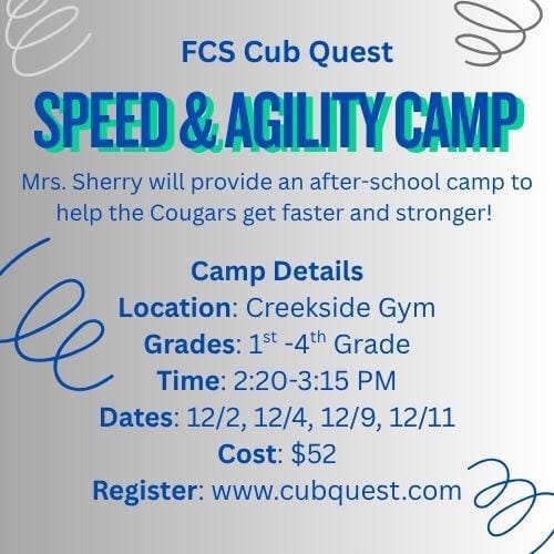 Speed and Agility Flyer
