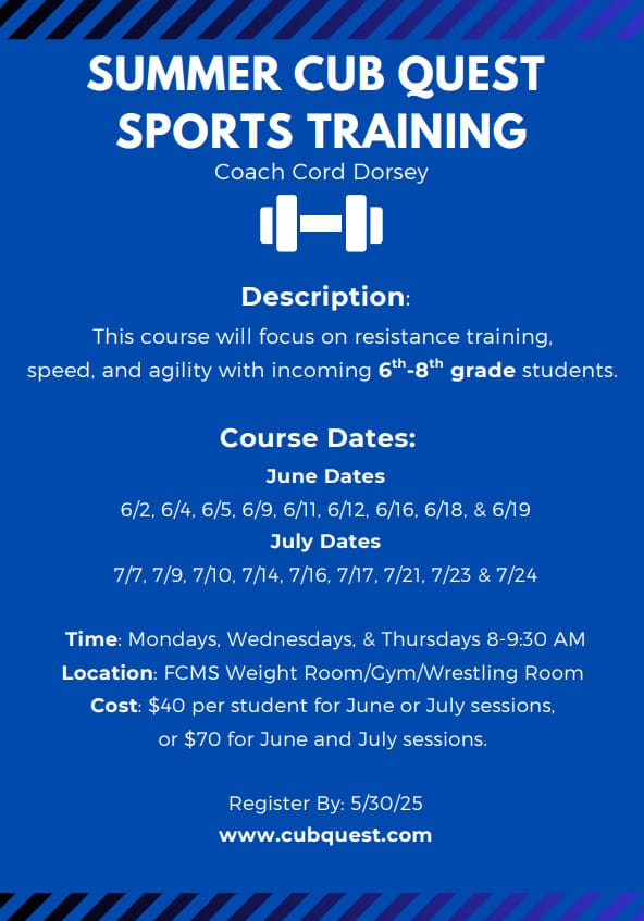 Sports Training Camp Flyer